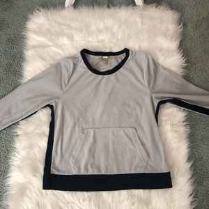 Velour sweatshirt